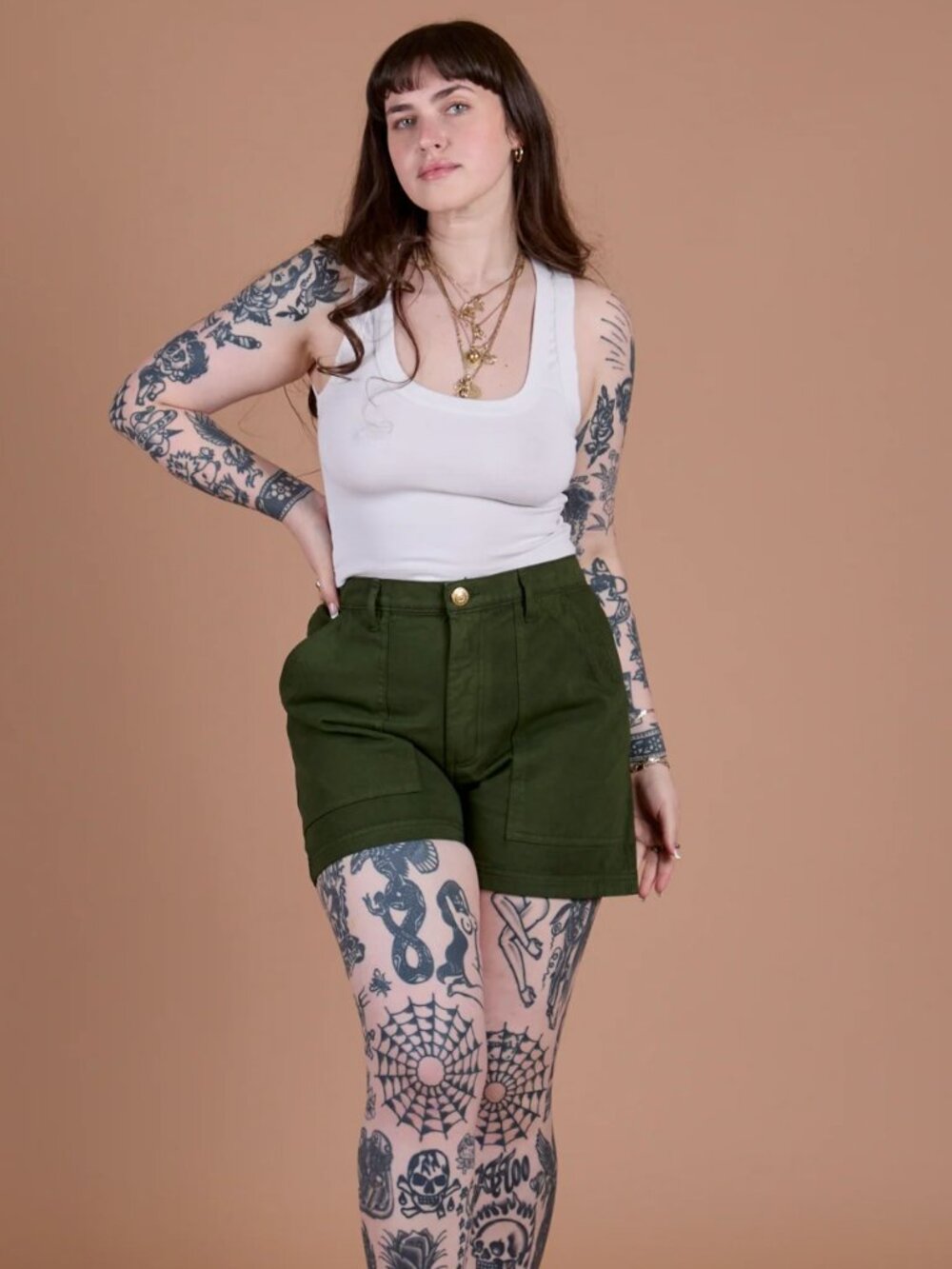 Big Bud Press Work Shorts - Emerald Green